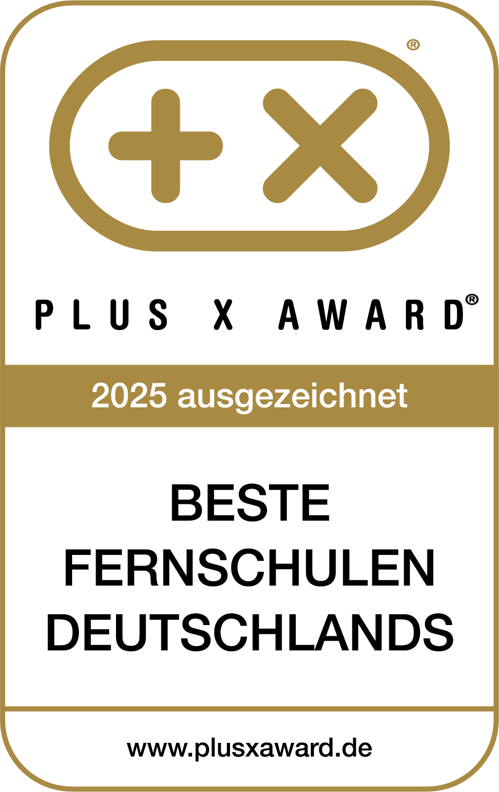 Plus X Award Beste Fernschulen Deutschlands 2025