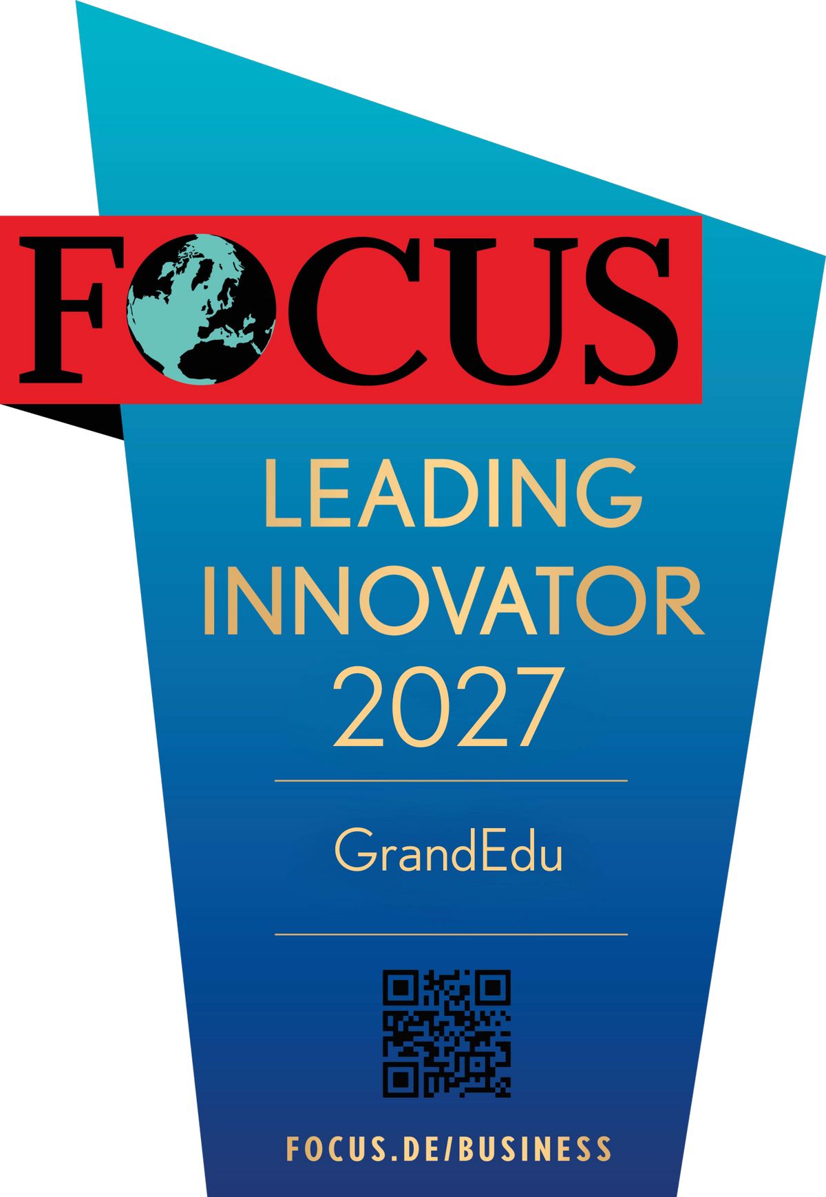 FOCUS Leading Innovator 2027 Auszeichnung für GrandEdu