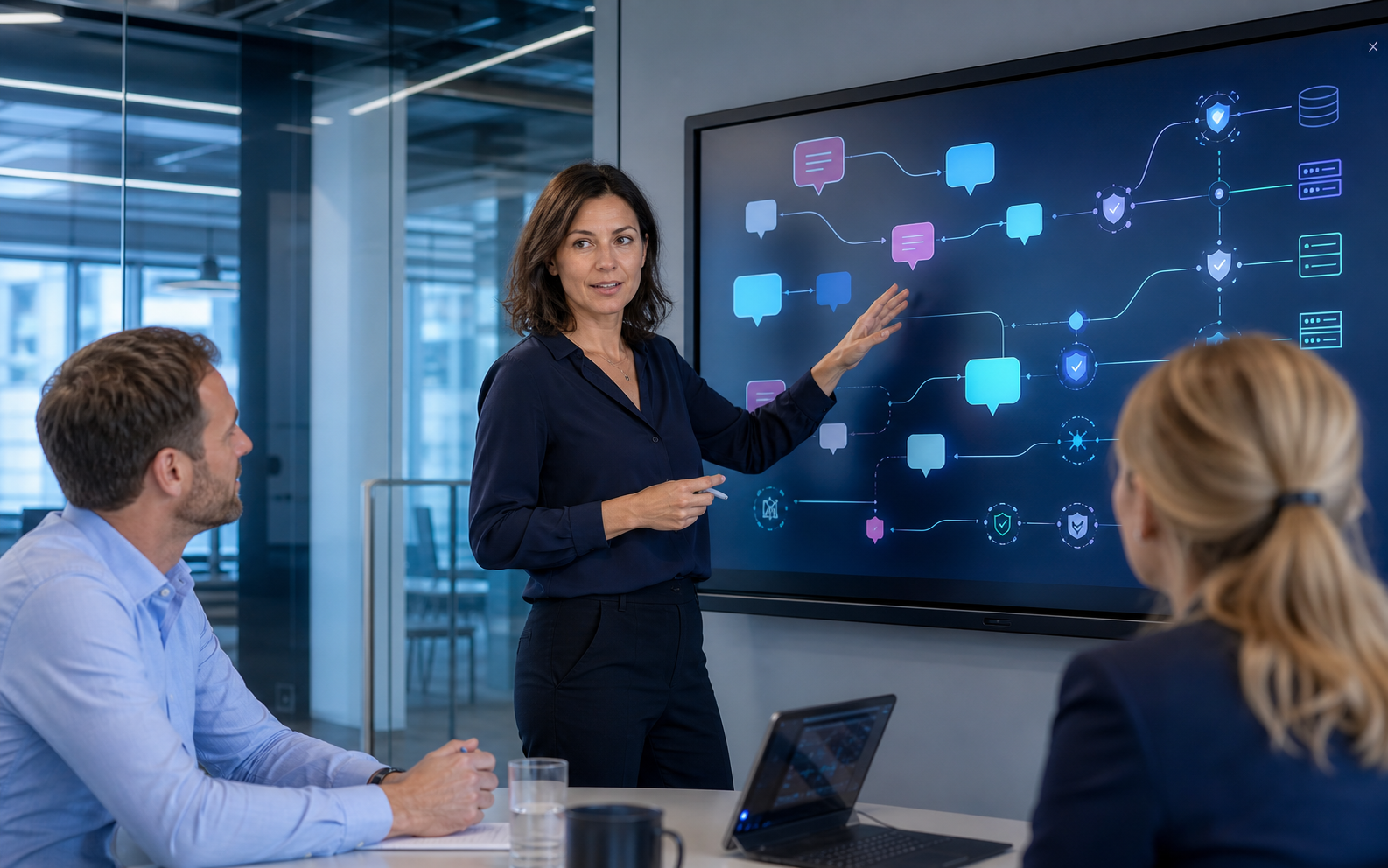 KI-Programmleiterin steuert konversationsbasierte KI-Systeme und B2B-Integrationen